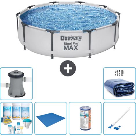 Bestway Bestway Steel Pro MAX Ronde - 305x76 cm - 7-pièces S21660 (1/5)