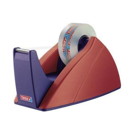 tesa Dérouleur de ruban adhésif 57421-00000-01 rouge, bleu Largeur du rouleau (max.): 19 mm Longueur du rouleau (max.) (1/4)