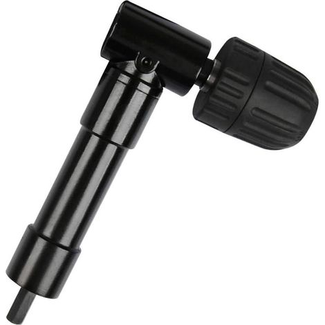 90°-Winkelbohrfutter mit Selbstverriegelung, Schnellspann-Bohrwinkel, Schraubendreherbit, Winkeladapter, Bohreradapter (1/5)