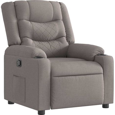 Maison Exclusive - Relaxsessel Taupe Stoff