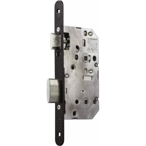 Serrure à larder D453 à condamnation axe 50mm bout rond inox sans gâche - VACHETTE - 22693000