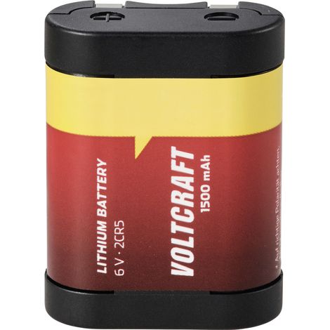 VOLTCRAFT  Fotobatterie 2CR5 Lithium 1500 mAh 6 V 1 St.