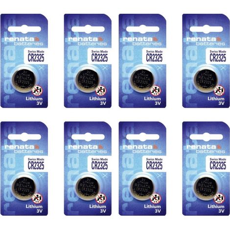 .8 piles Renata CR2325.