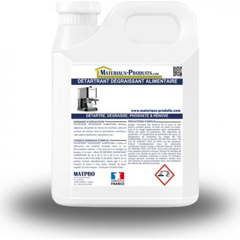 Détartrant dégraissant alimentaire - 1 L Transparent - MATPRO (1/3)