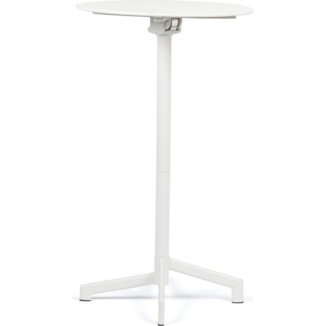 Mesa de bar redonda Ø60 cm plegable y convertible en 2 alturas en acero Dely SKLUM              (1/5)