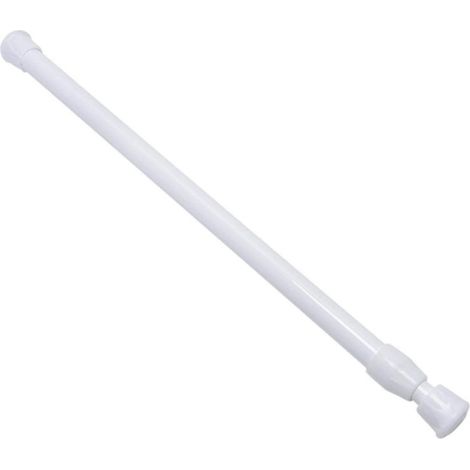 Tringle à rideau extensible, barre de tension extensible, facile à installer pour rideaux en filet, barres télescopiques extensibles pour rideau de douche, de baignoire, d'armoires de porte