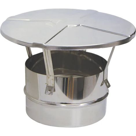 Chapeau Pare-pluie Inox ø200 mm