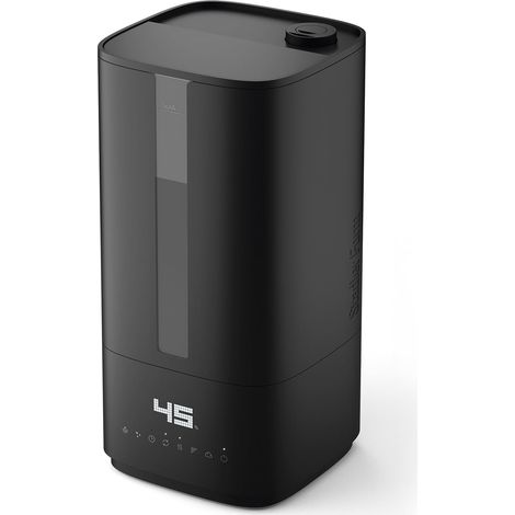 Stadler Form umidificatore Oliver, stanze fino a 60 m², silenzioso, piccolo, umidificatore per camere, 6 livelli, modalità automatica, i LED possono essere spenti, nebbia priva di batteri, nero (1/5)