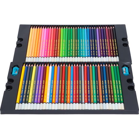 Color Pencil Set Wood Soft Core Hexagonal Oil Pastels Pencils with Boxes For Adult Children Painting Sketching72 Colors Pencils (1/5)