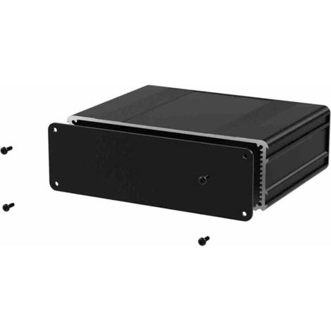 Boîtier d'instrumentation RS PRO en Aluminium Noir, dim. ext. 160 x 169.8 x 53.8mm ( Prix pour 1 )