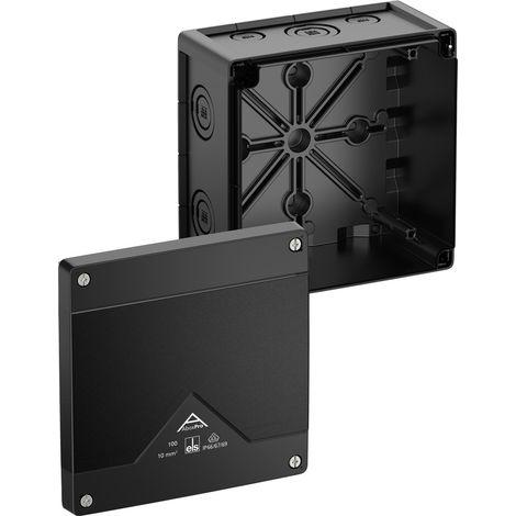 SPELSBERG 41000001 BOÎTE DE JONCTION (L X L X H) 152 X 152 X 85 MM NOIR IP66, IP67, IP69 1 PIÈCE.