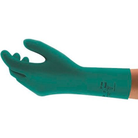 Ansell 37300110 AlphaTec® Nitril Chemiekalienhandschuh Größe (Handschuhe): 11 EN 421:2010, EN 374-1: (1/2)