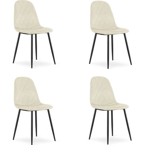 Sedia Asti - velluto beige x 4 (1/5)