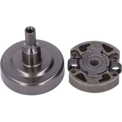 Accessoire pour débroussailleuse Kit d'embrayage et cloche d'embrayage pour Stihl FS38 FS40 FS45 FS50 FS55 FS70 et autres séries, pignon accessoire de débroussailleuse avec pièces de r (1/4)