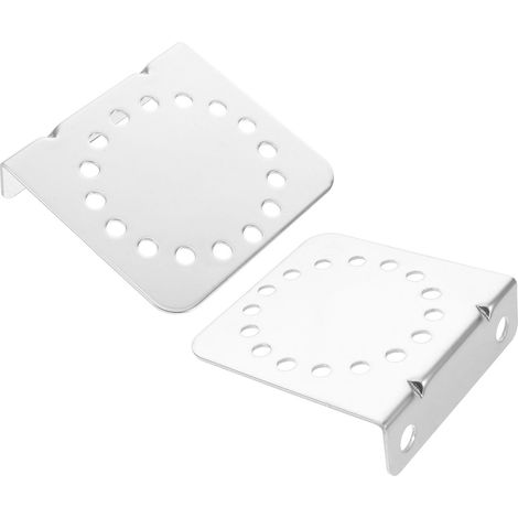 Support Pivotant pour Clôture Électrique Agricole 2 Pièces en Acier Inoxydable, Base Multi-Angles pour Accessoires de Clôture, Équerre de Fixation Mur-Poteau Robuste, (1/5)