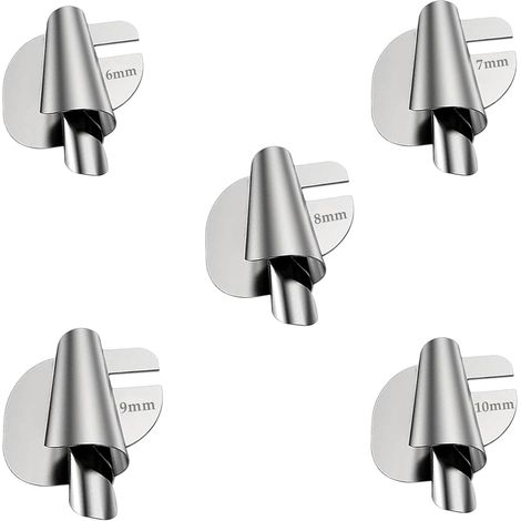 5 piezas de prensatelas para dobladillo enrollado, accesorios para máquina de coser, prensatelas para dobladillo enrollado, prensatelas para dobladillo enrollado