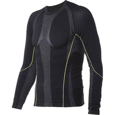 Sous-Pull de Travail Caproni - Taille 3XL/4XL - Noir - Résistant et Confortable - D-Work
