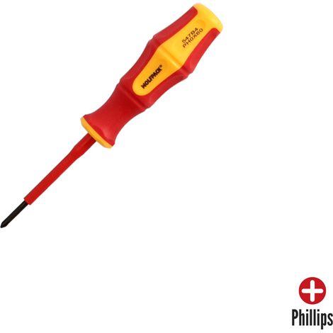 Destornillador Phillips Aislado Certificado VDE 1.000 V - PH0 x Ø 3,0 x 60 mm (1/5)