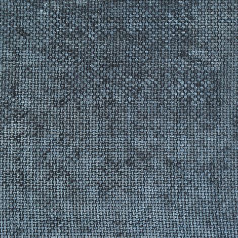 Tissu thermique et phonique  - Effet chenille satinée Bleu 140 cm