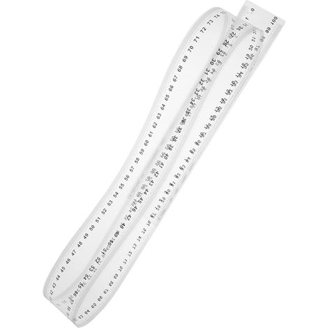Mètre ruban transparent flexible et portable de haute précision (1/5)
