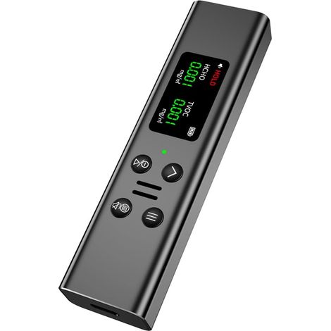 Tragbarer Formaldehyd-Detektor, TVOC-Formaldehyd-Analysator, hochpräziser Gasdetektor, LCD-Digitalanzeige, Ton- und Lichtalarm für Innenverschmutzung