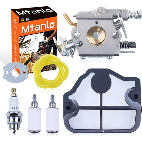 Kit de carburateur pour tronçonneuse Husqvarna 36 41 136 137 141 142 pièce de rechange OEM pour 530071987 530019172 530035482, remplace pour Zama C1Q W29E (1/5)