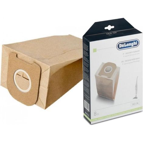 8 pz Sacchetti Scopa Elettrica De Longhi XLF1200 XLF1300 ORIGINALI