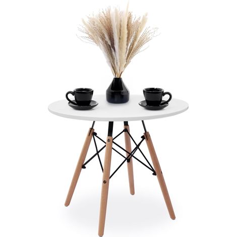 Tavolo rotondo PARIS DTW 60 cm bianco