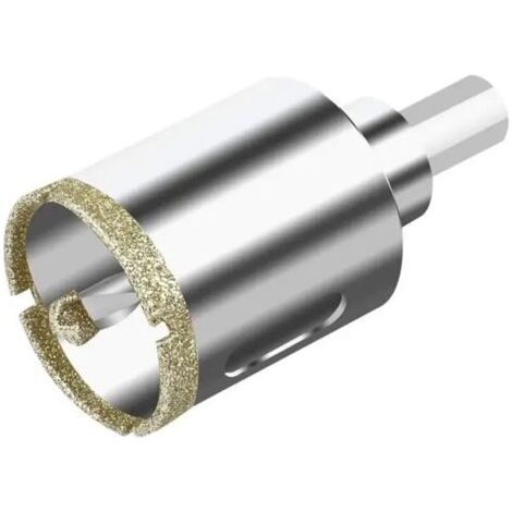 Scie cloche et forets diamantés, scie cloche diamantée de 40 mm avec guide de centrage, scie cloche à revêtement diamant pour carrelage, forets diamantés pour verre, carrelage, céramique, marbre, gran (1/4)
