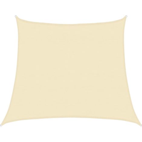 Maison Exclusive - Voile d'ombrage 160 g/m² Crème 4/5x4 m PEHD