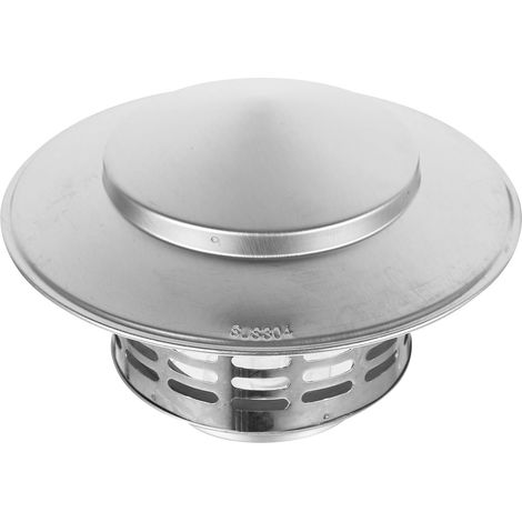 Protecteur d'entonnoir en acier inoxydable pour chapeau de cheminée de toit, couvercle de conduit imperméable, idéal pour installations extérieures de camping-car, 1 pièce (1/5)