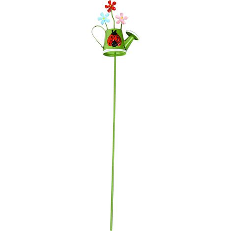 Estaca decorativa para jardín – Estaca decorativa de hierro – Fácil de clavar en el suelo – Longitud 27 cm/36 cm – Peso 20 g/30 g – Juego de 1 pieza (1/5)
