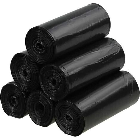Lot de 150 Sachet Poubelle 40L Sacs Poubelle en Plastique Noir (1/5)