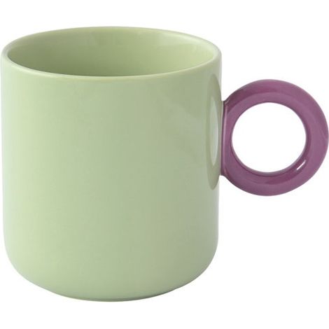 Geschenkset Mug 35 cl Grün & Violett – Kreativ – Easy Life