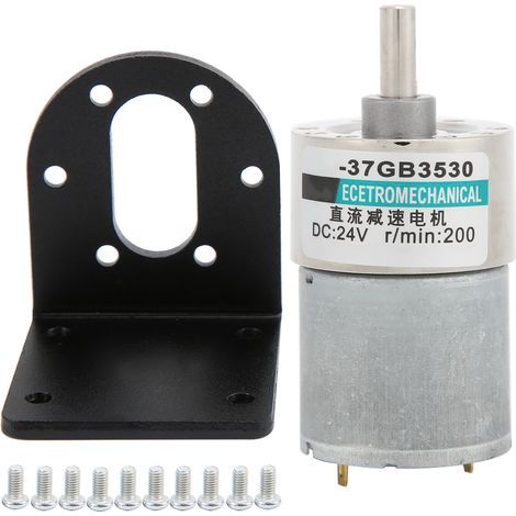 Micro moteur à engrenages cc, petite vitesse, grande Torsion, aimant Permanent 24V, support XD37GB3530 (200 tr/min) (1/5)