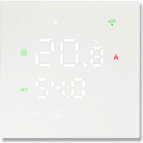 Thermostat intelligent Tuya WiFi pour chauffage au sol électrique intelligent, compatible avec Google Home, Alexa et Alice B. (1/5)