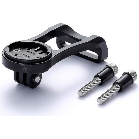 Support Wahoo Elemnt, Elemnt Bolt et Mini, Fixation Combo Avant pour Vélo avec Caméra, Support de Guidon en Alliage, Kit de Montage Stable, Noir (1/5)