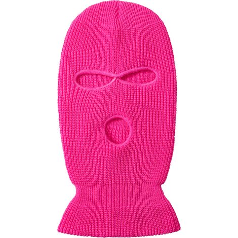 Cagoule de ski rose fluo (1/2)
