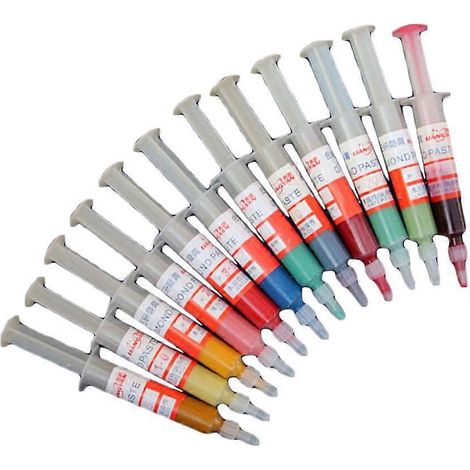 12 pièces de pâte à polir pour verre, pâte de polissage diamantée, pâte de rodage, outil de polissage pour pierres précieuses, pâte de polissage pour marbre-12pcs