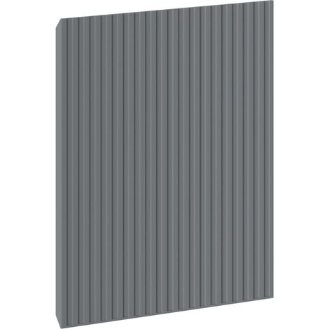 Mexen Rivel frontale scanalato per corpo mobile bagno 45 x 43,5 cm, grafite opaco - 91A21-0450-470-1-66 (1/2)