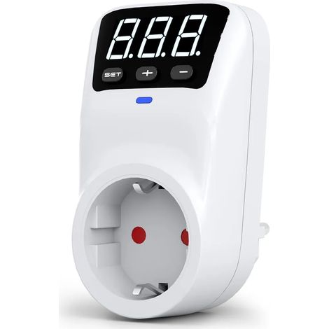 Protector contra sobretensiones y regulador de voltaje para toda la casa con indicadores LED para el hogar, la oficina y los viajes. (1/5)