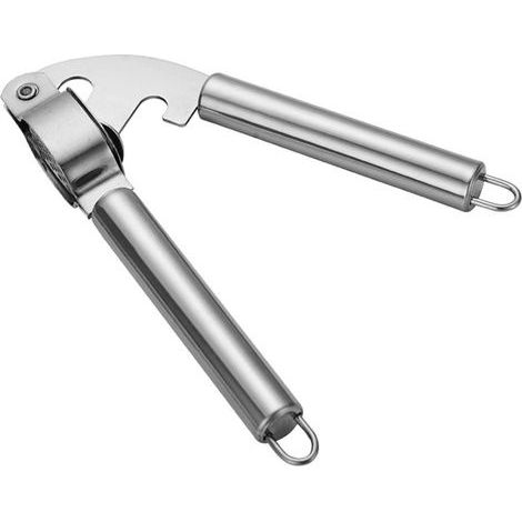 Presse-ail 304 - En acier inoxydable - Hachoir à viande avec pinceau en silicone (1/5)