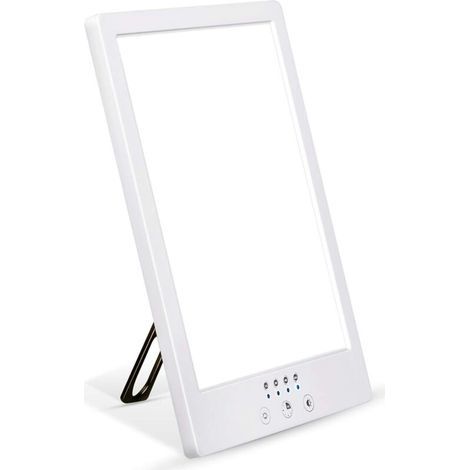 Lampe de luminothérapie,12000 lux,peut prévenir la dépression d'humeur,la mémoire et la fonction de temps,peut ajuster la luminosité et la température du croisement des couleurs (1/5)