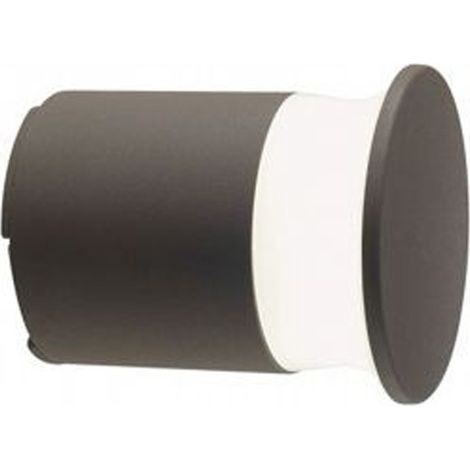 Applique Contemporanea Kep Alluminio Caffè 1 Luce Led 9W 3000K (1/2)