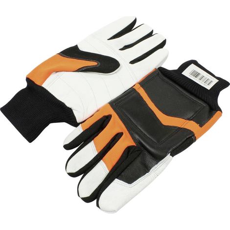 Makita – Gants anti-coupure Tree Runner, taille 10 – Cuir de chèvre et polyamide, pour tronçonneuse