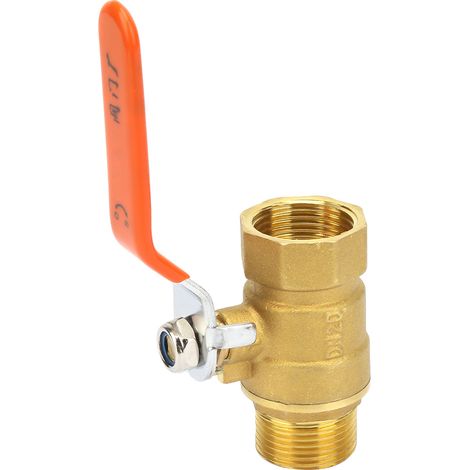 Messingkugelhahn, Außen- und Innengewinde 3/4" BSP DN20 (1/5)