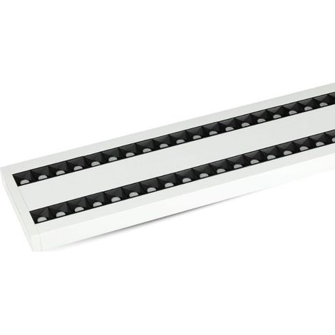 Suspension Linéaire LED 60W Blanc 120cm Dimmable Interconnectable - Blanc Neutre () - SILUMEN