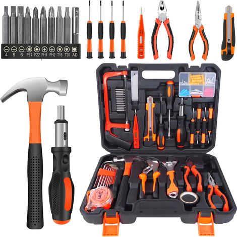 Boîte à outils 102 pièces avec boîte à outils marteau (1/5)