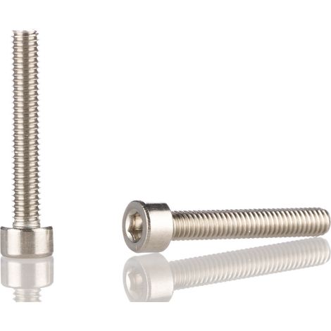 Vis à six pans creux, M4 x 25mm, en Acier Inoxydable ( Prix pour Boîte de 50 )