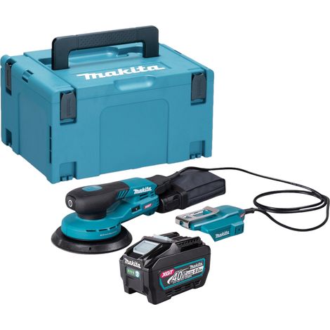 Makita BO 004 CGT101 Lijadora rotorbital sin cable 40 V máx. 150 mm 3,0 mm carrera Sin escobillas + 1x batería recargable 5,0 Ah + Makpac - sin cargador (1/5)